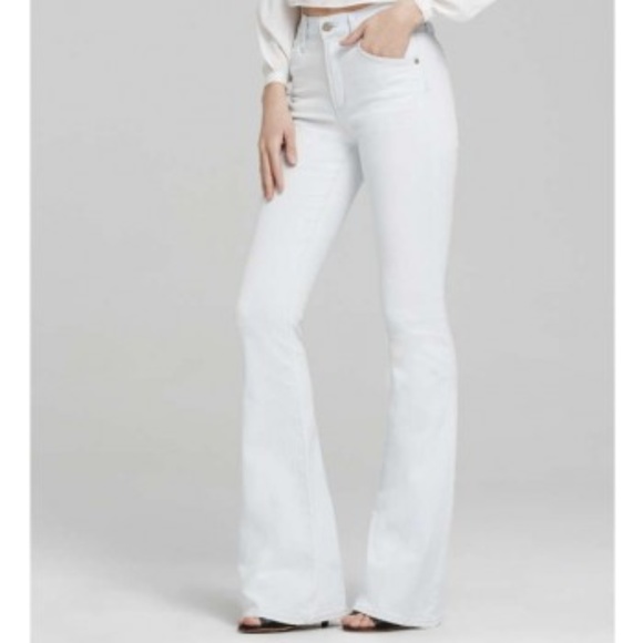 citizens of humanity white flare jeans